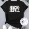 Polera Negra Jungkook Flor