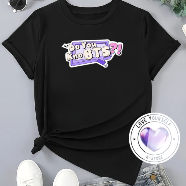 Polera Negra Jungkook Do you Know BTS