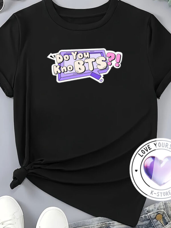 Polera Negra Jungkook Do you Know BTS