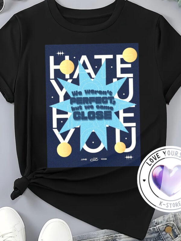 Polera Negra Jung Kook Hate You