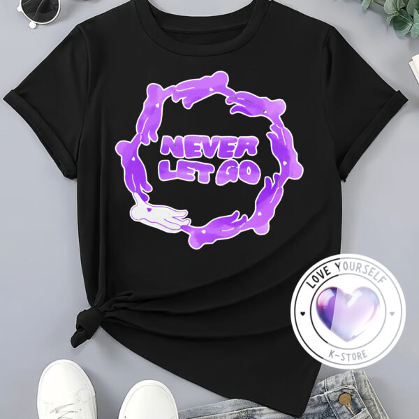 Polera Negra Jung Kook Never Let Go