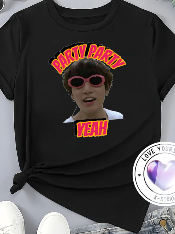 Polera Negra Jung Kook Party Party Yeah