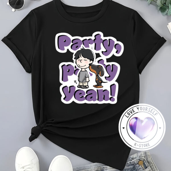 Polera Negra Jung Kook Party Party Yeah