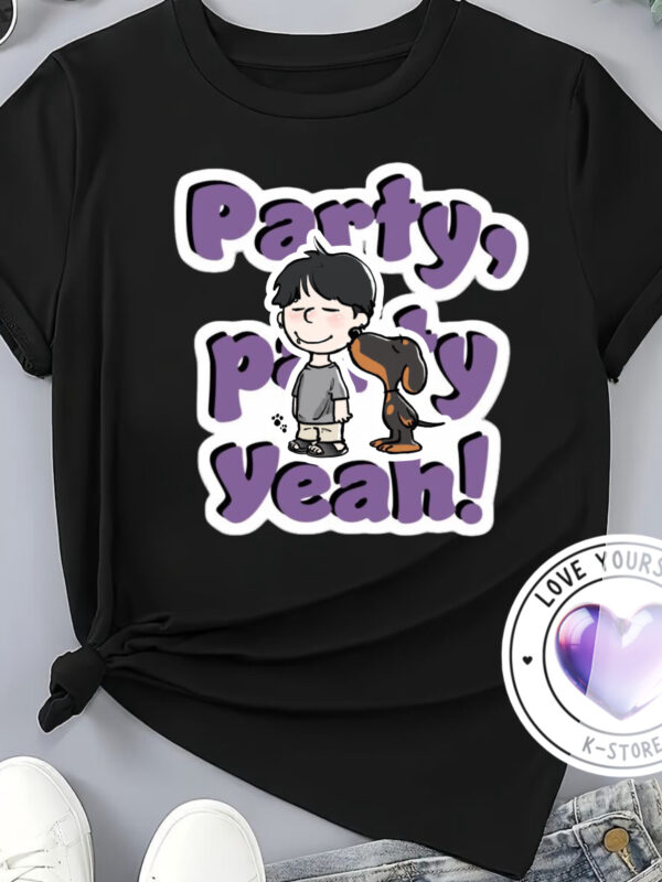 Polera Negra Jung Kook Party Party Yeah