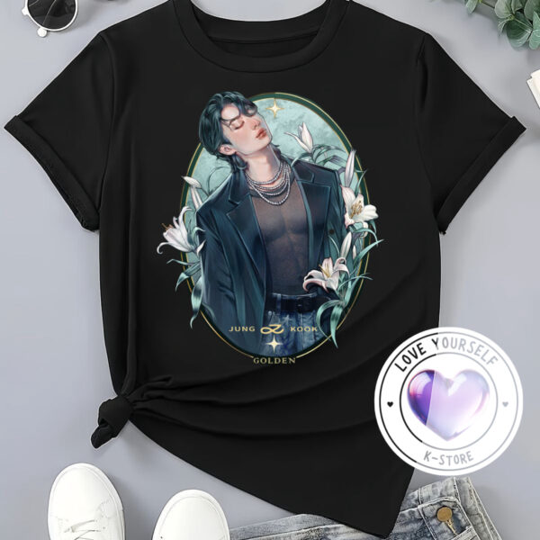 Polera Negra Jungkook Golden