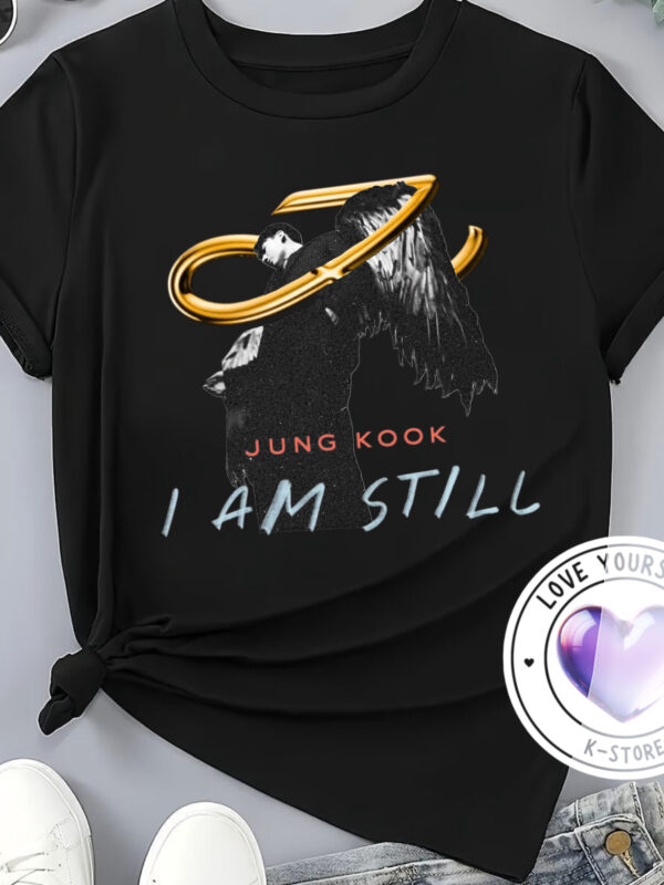 Polera Negra Jungkook Golden I am Still