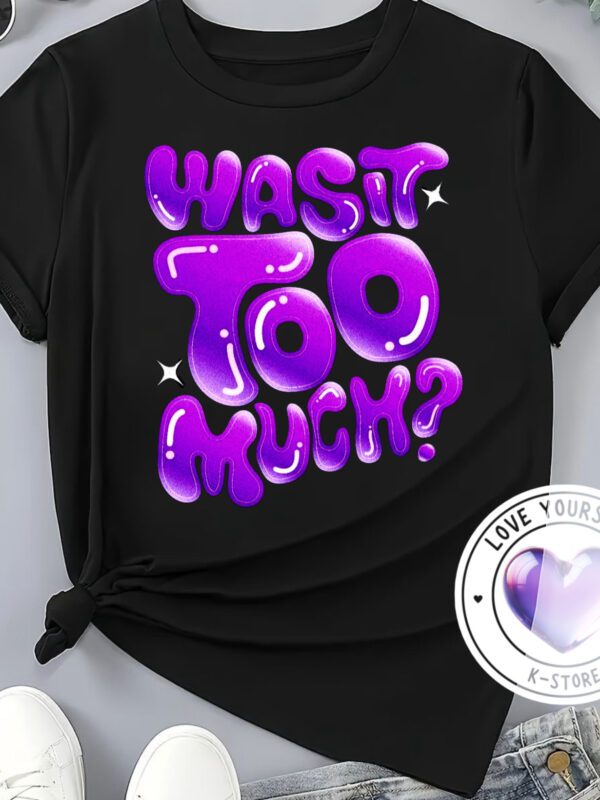 Polera negra Wasit Too Much?