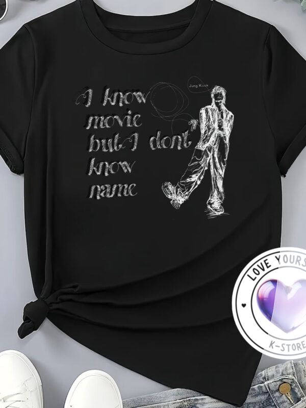 Polera Negra Jungkook I now movie