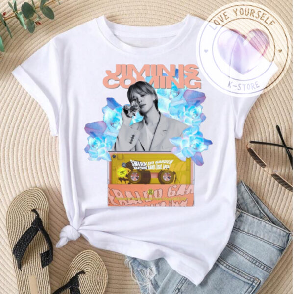 POLERA JIMIN BLANCA JIMIN COMING