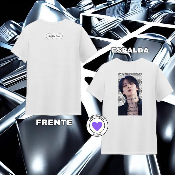 JIMIN POLERA BLANCA POEMA