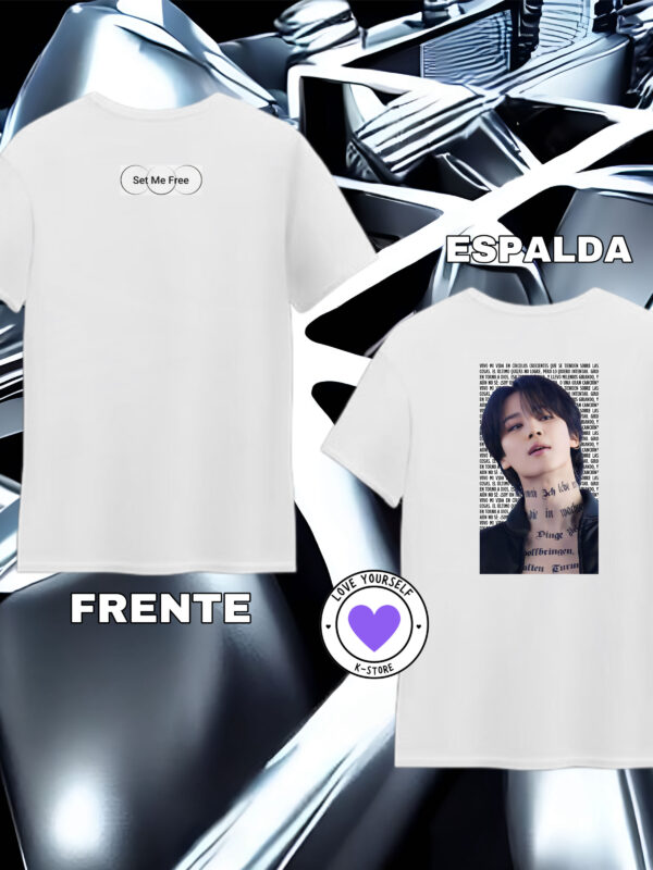 JIMIN POLERA BLANCA POEMA