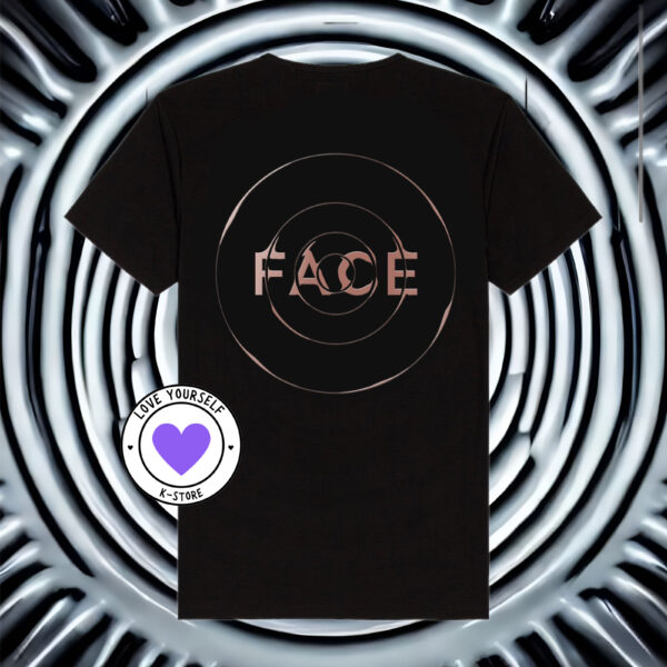 JIMIN POLERA NEGRA FACE ROSA