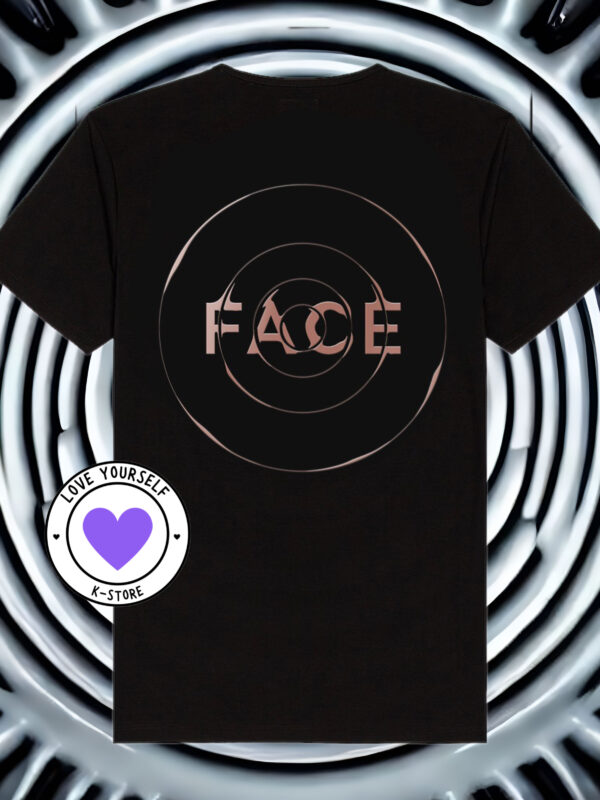 JIMIN POLERA NEGRA FACE ROSA