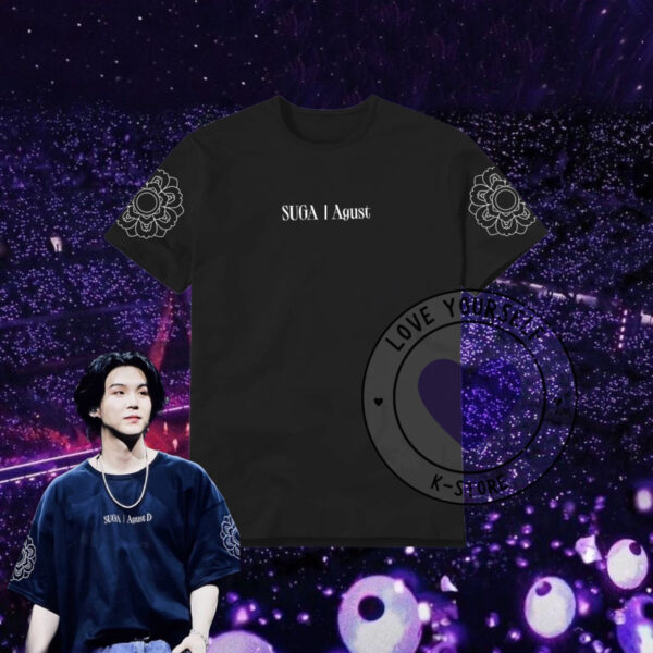 SUGA FLORES POLERA NEGRA