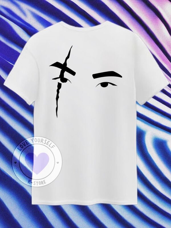 SUGA OJOS POLERA BLANCA