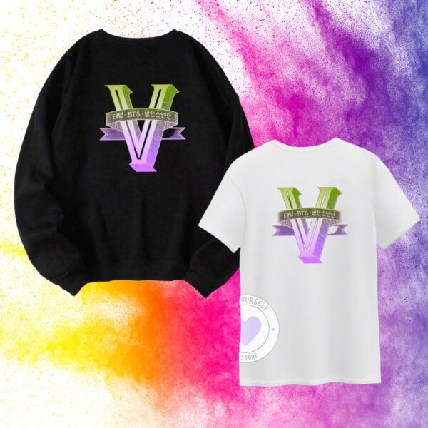 V AMBOS V POLERON NEGRO SG SC Y POLERA BLANCA