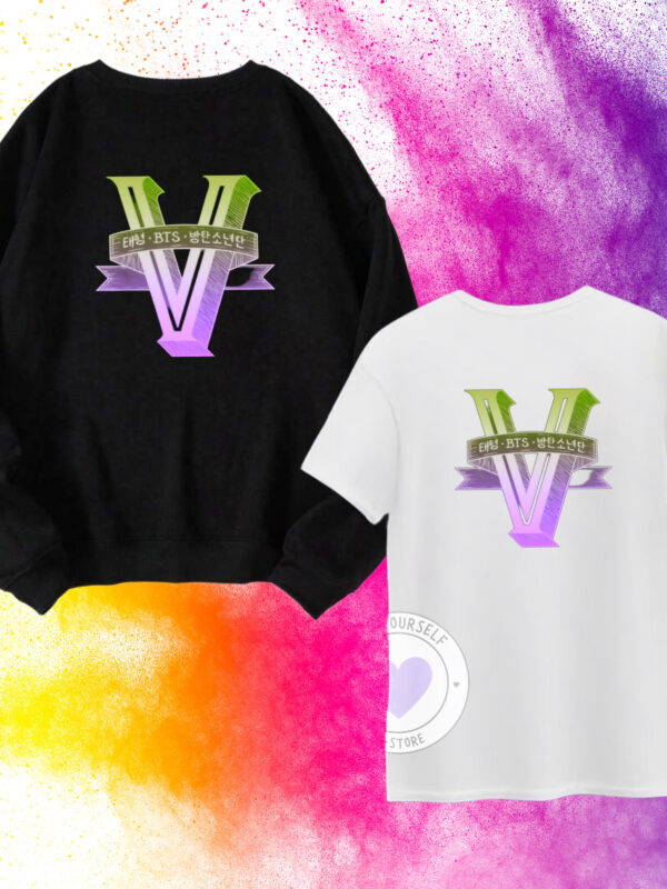 V AMBOS V POLERON NEGRO SG SC Y POLERA BLANCA