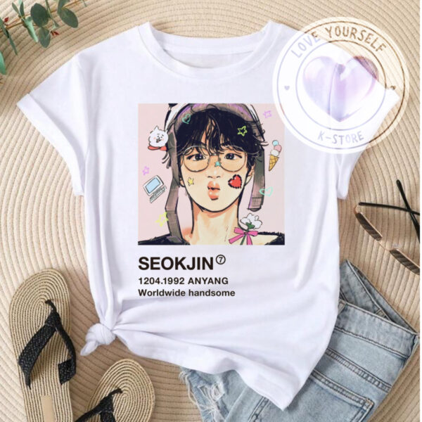 JIN CARICATURA JIN POELRA BLANCA