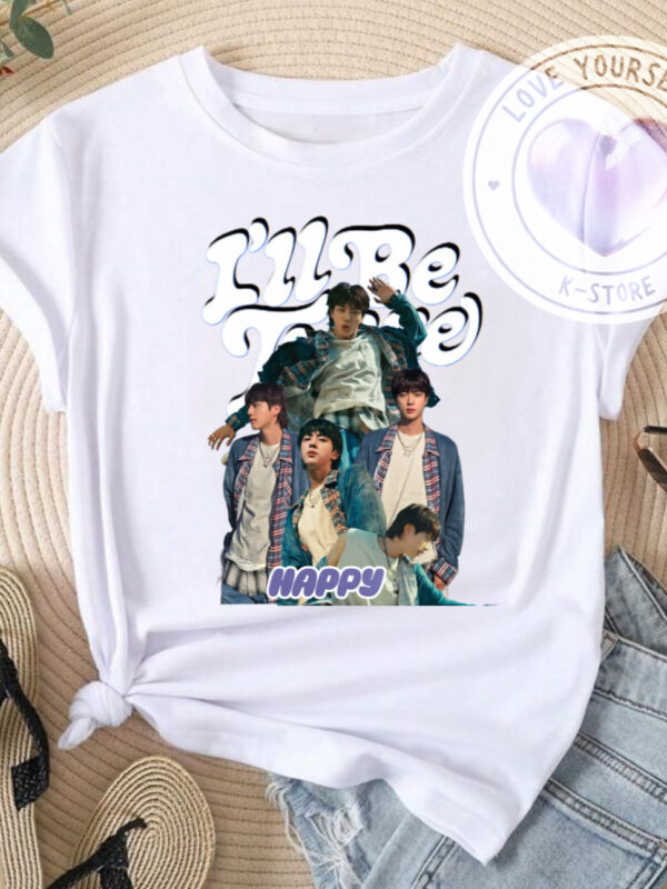 JIN ILL BE POLERA BLANCA