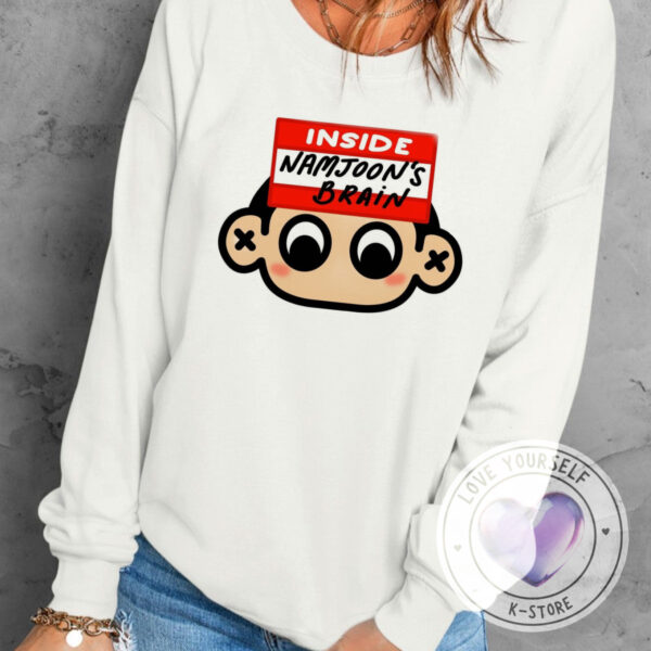 RM CARA BRAIN POLERA MANGA LARGA BLANCA