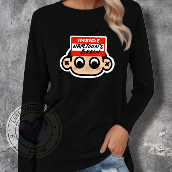 RM CARA BRAIN POLERA MANGA LARGA NEGRA