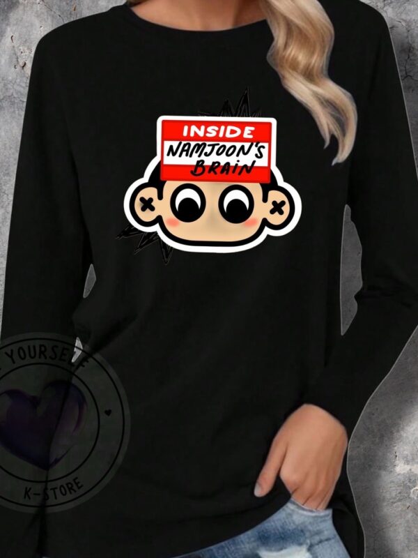 RM CARA BRAIN POLERA MANGA LARGA NEGRA