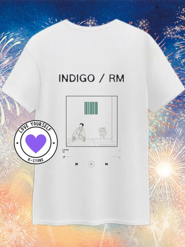 RM INDIGO CARATULA POLERA BLANCA