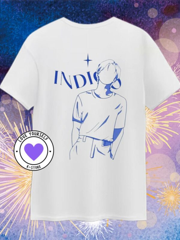 RM INDIGO RM AZUL POLERA BLANCA