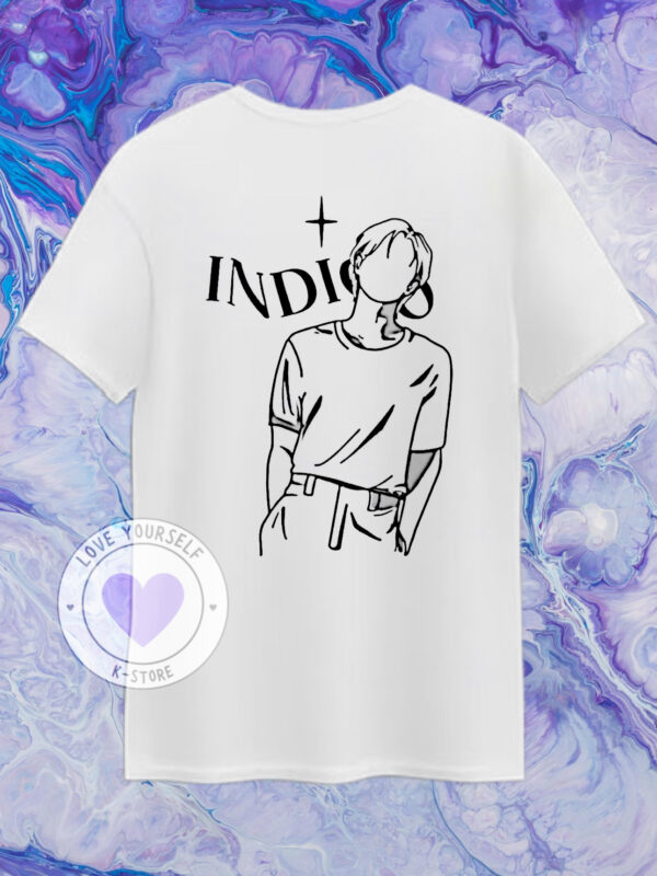 RM INDIGO RM NEGRO POLERA BLANCA