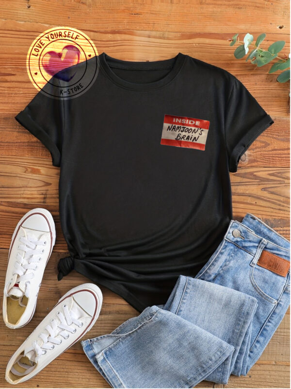 RM LOGO BRAIN POLERA NEGRA