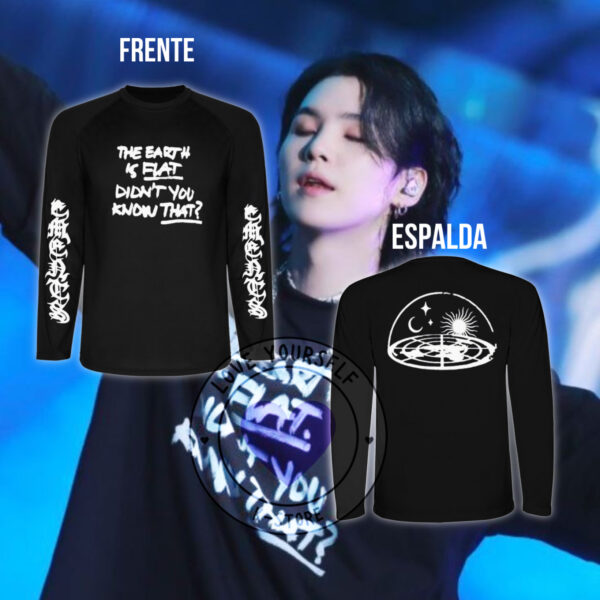 SUGA POLERA NRGRA MANGA LARGA THE EART K FLAT SISNT YOU KNOW THAT