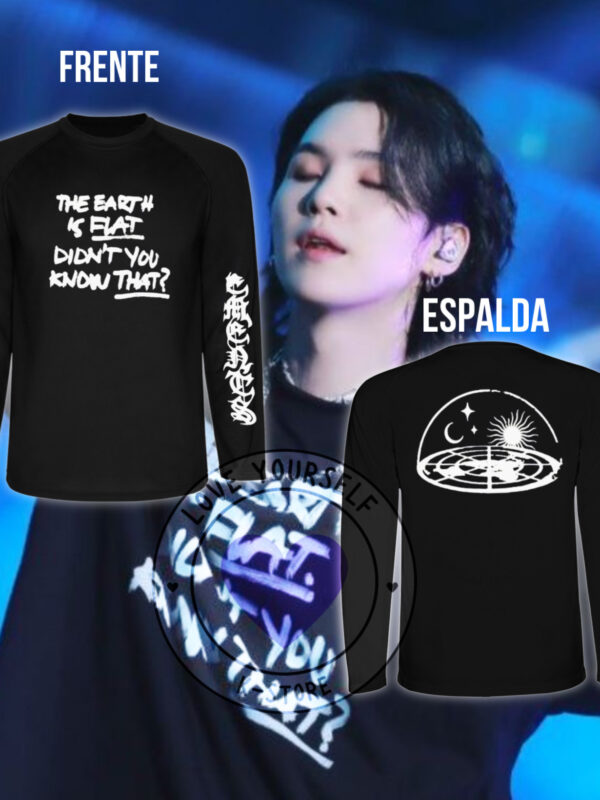 SUGA POLERA NRGRA MANGA LARGA THE EART K FLAT SISNT YOU KNOW THAT