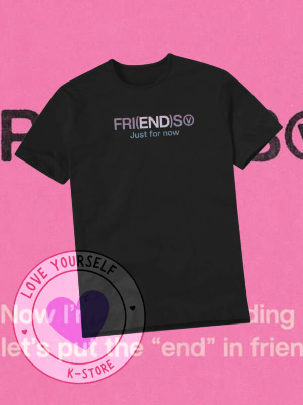 V FRASE FIENDS POLERA NEGRA