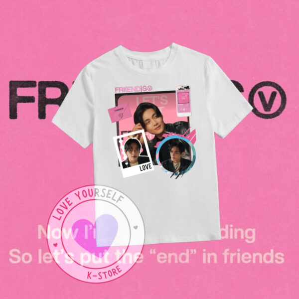 V IMAGENES FRIENDS POLERA BLANCA