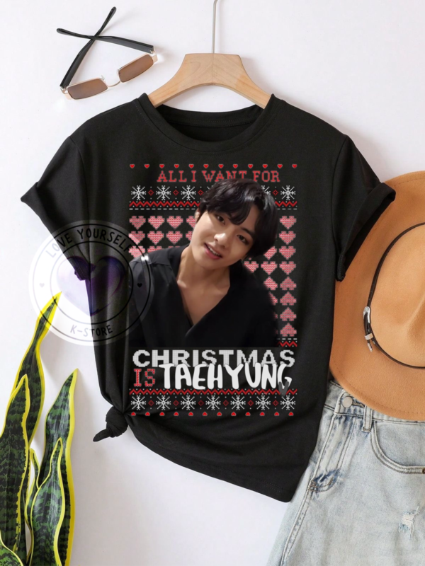 V NAVIDAD POLERA NEGRA