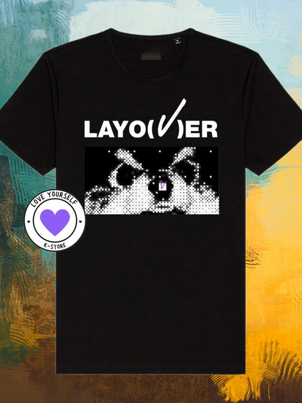 V PERRITO LAYOVER POLERA NEGRA