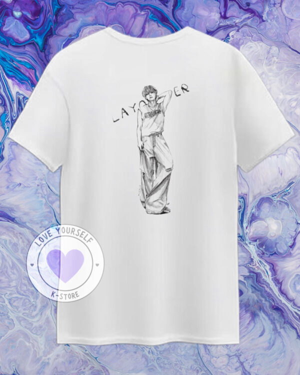 V SILUETA ENTERA V POLERA BLANCA