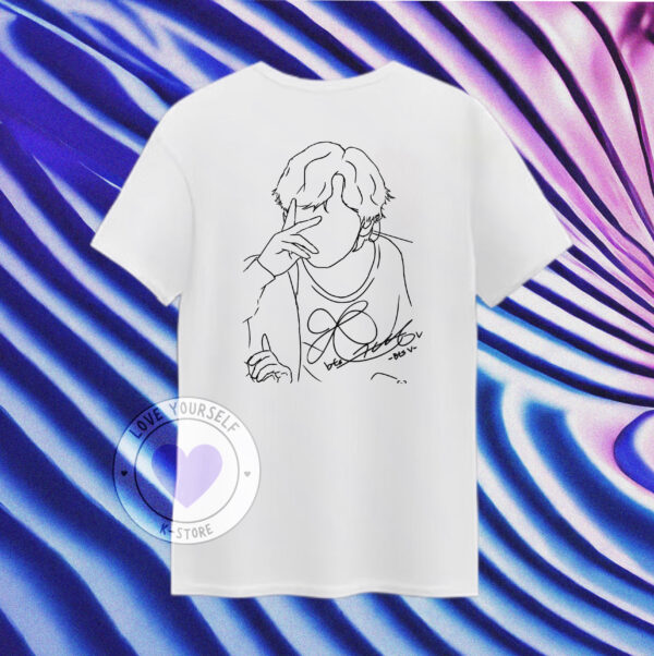 V SILUETA PEQUEÑA POELRA BLANCA