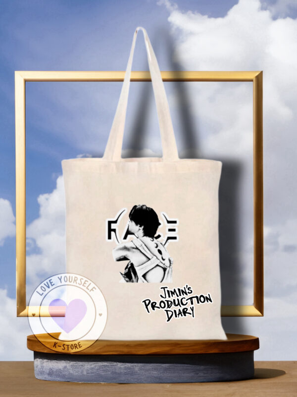TOTE BAG FACE JIMIN BEIGE