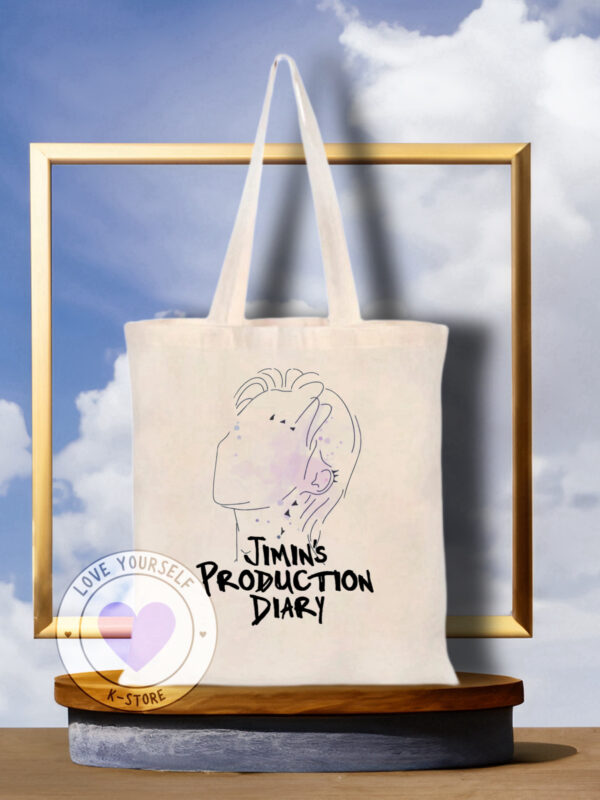 TOTE BAG JIMIN SILUETA JIMIN BEIGE