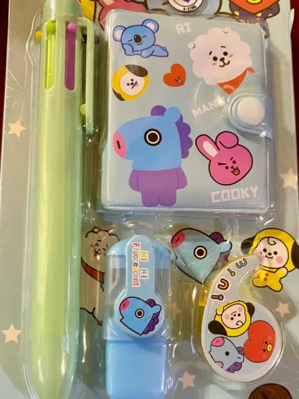 SET LAPIZ DESTACADOR CORRECTOR Y BLOCK DE NOTAS-5900