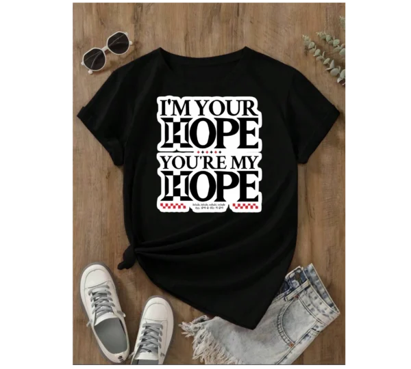 POLERA JH NEGRA LETARS NEGRAS