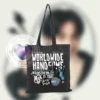 TOTE BAG NEGRA JIN ECHO