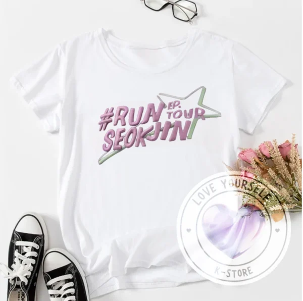 POLERA BLANCA JIN RUN ESTRELLA