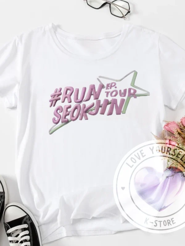 POLERA BLANCA JIN RUN ESTRELLA