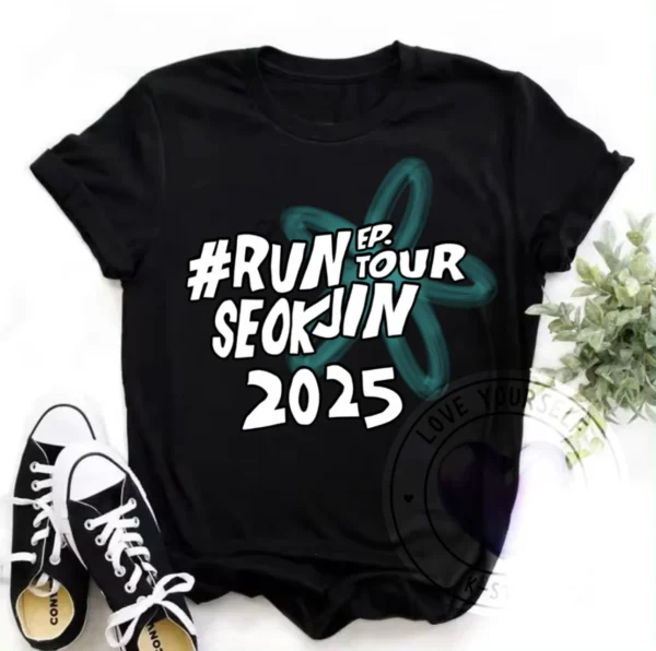 POLERA NEGRA JIN RUN EP TOUR