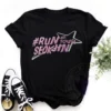 POLERA NEGRA JIN RUN ESTRELLA