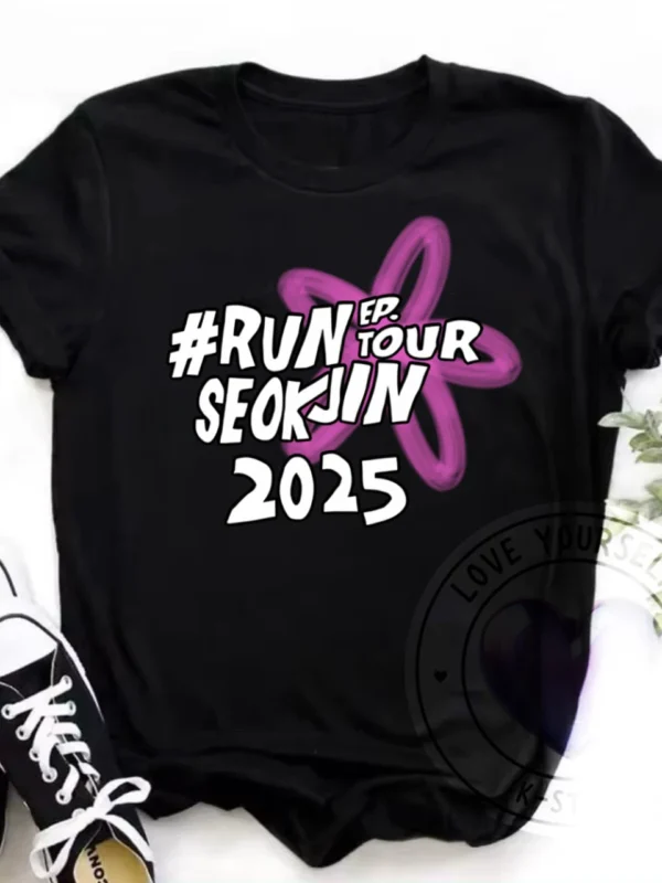 POLERA NEGRA JIN RUN FLOR
