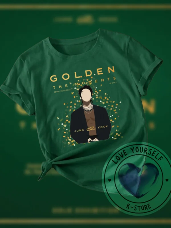 POLERA VERDE JK GOLDEN DESTELLANTE
