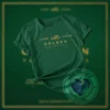 POLERA VERDE JK GOLDEN LETRAS